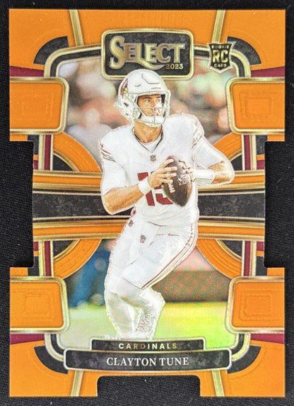 Clayton Tune 2023 Panini Select Orange Die-Cut /499 Cardinals Sports Trading Card