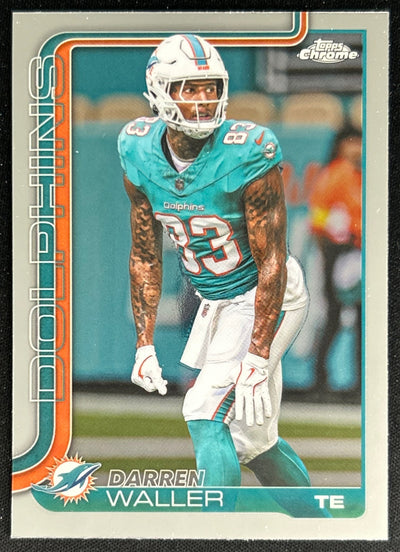 Darren Waller 2025 Topps Chrome Dolphins Default Title Sports Trading Cards