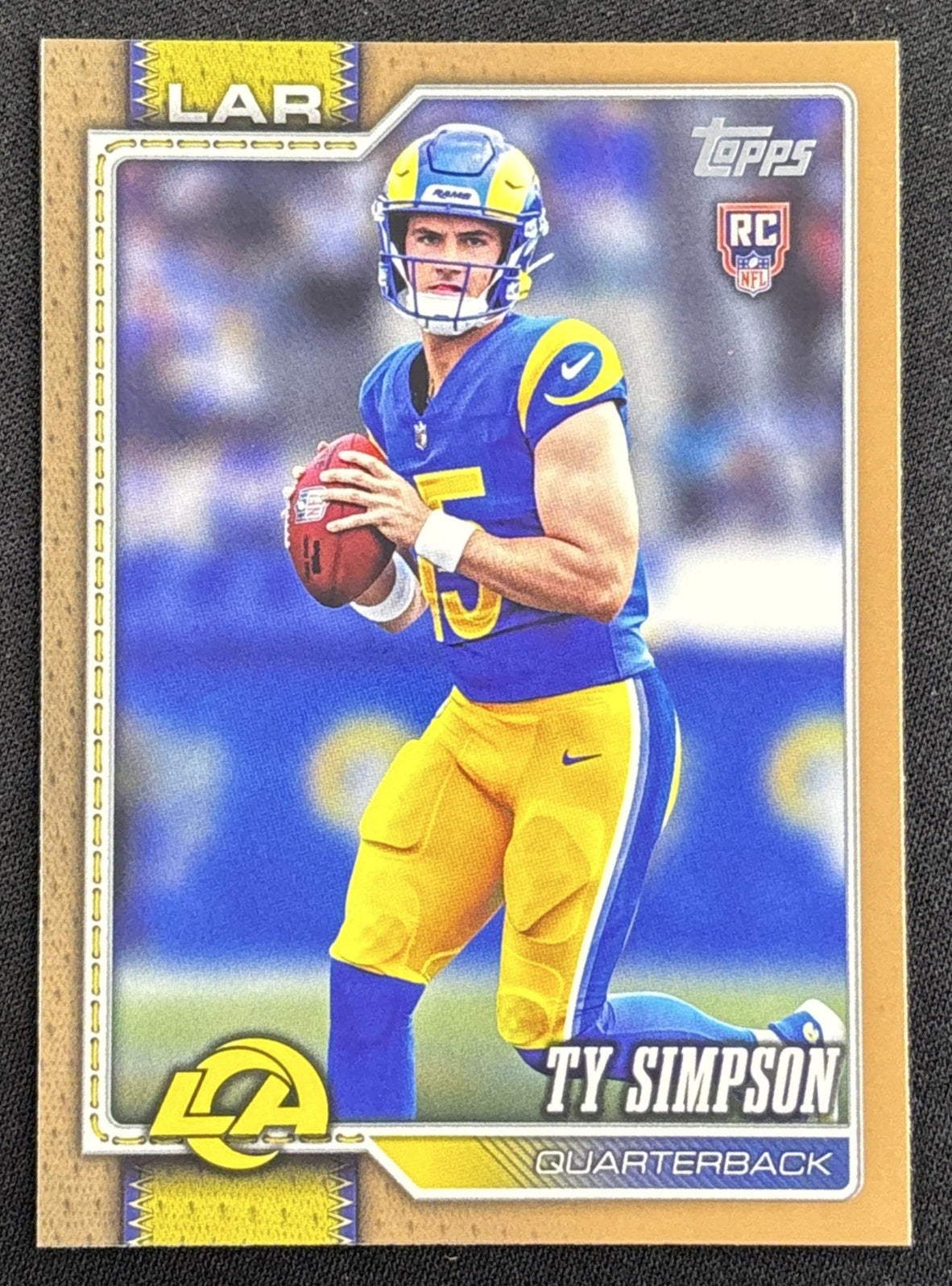 Ty Simpson 2026 Topps Gold /2026 Rams
