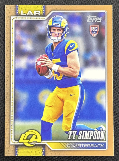 Ty Simpson 2026 Topps Gold /2026 Rams