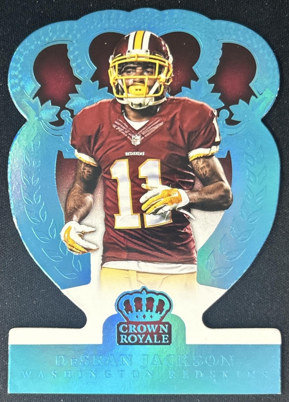 DeSean Jackson 2014 Panini Crown Royale Blue Holofoil /199 Redskins front
