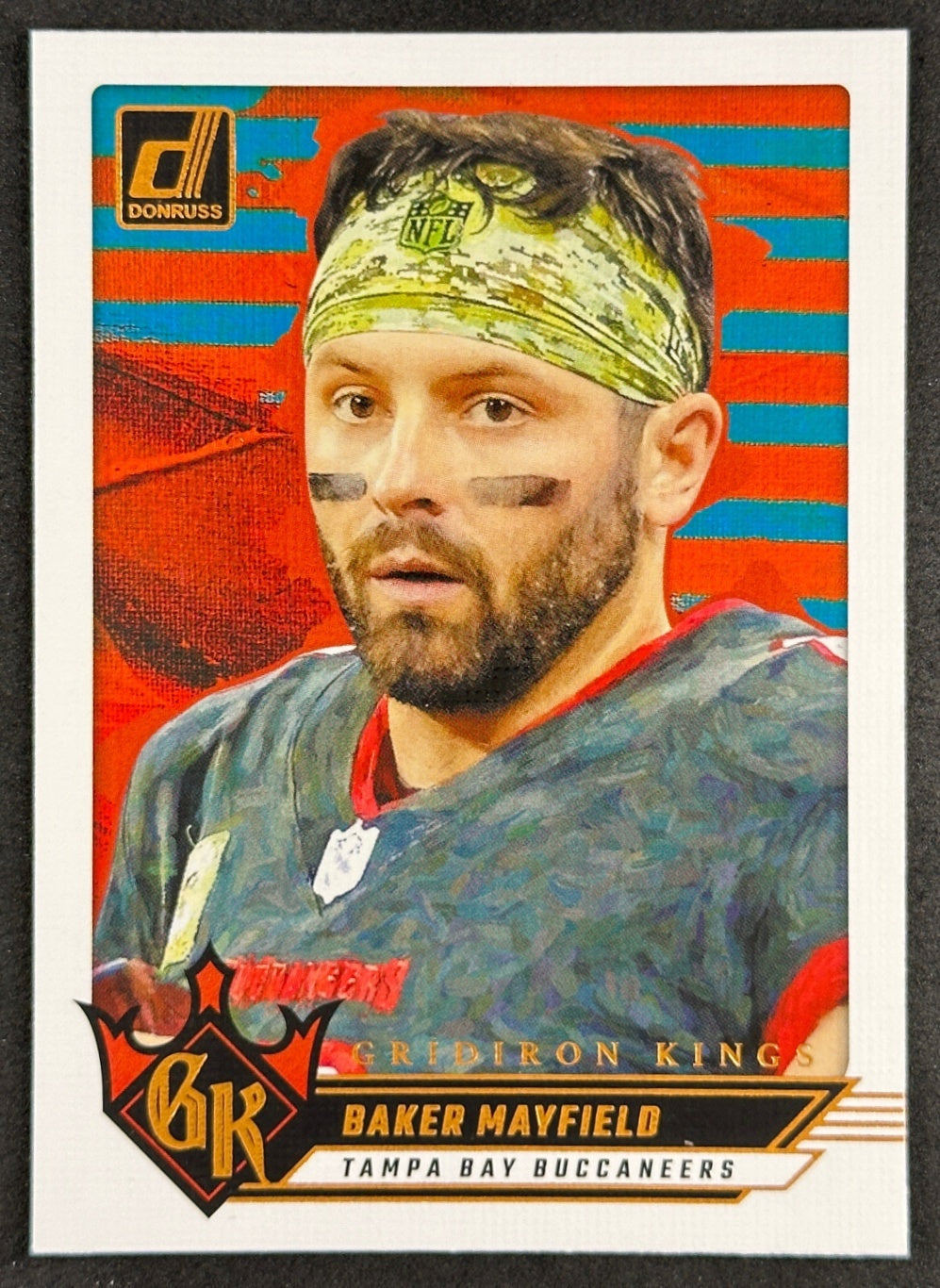 Baker Mayfield 2024 Donruss Gridiron Kings Buccaneers Sports Trading Card
