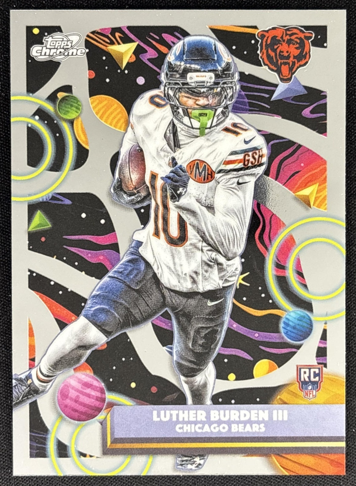 Luther Burden III 2025 Topps Cosmic Chrome Bears