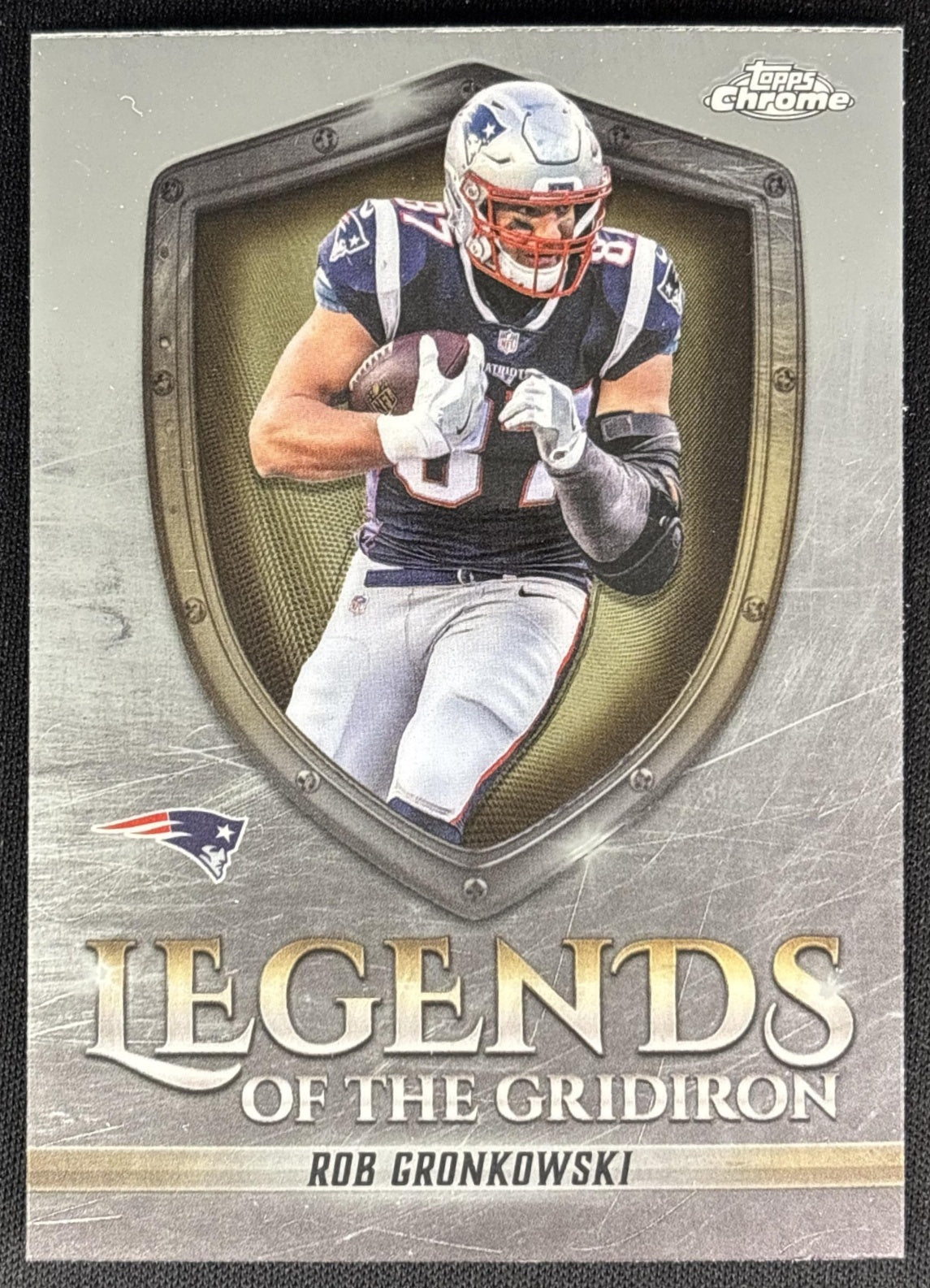 Rob Gronkowski 2025 Topps Chrome Legends of the Gridiron Patriots Sports Trading Cards