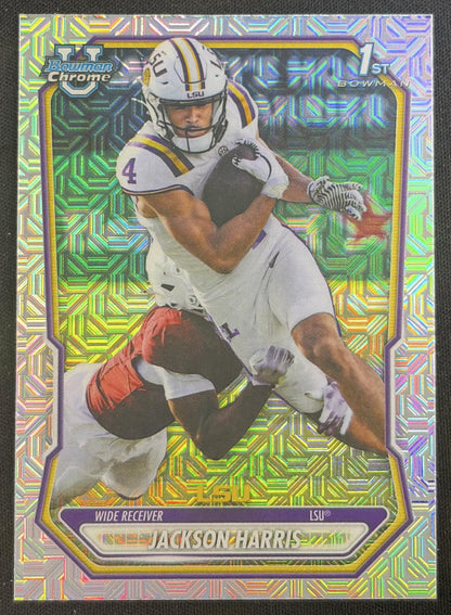 Jackson Harris 2026 Bowman Chrome Prospects Mojo Refractor Tigers