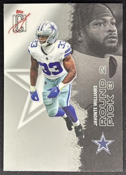 Javonte Williams 2025 Topps Signature Class Chrome Veteran Cowboys Sports Trading Cards
