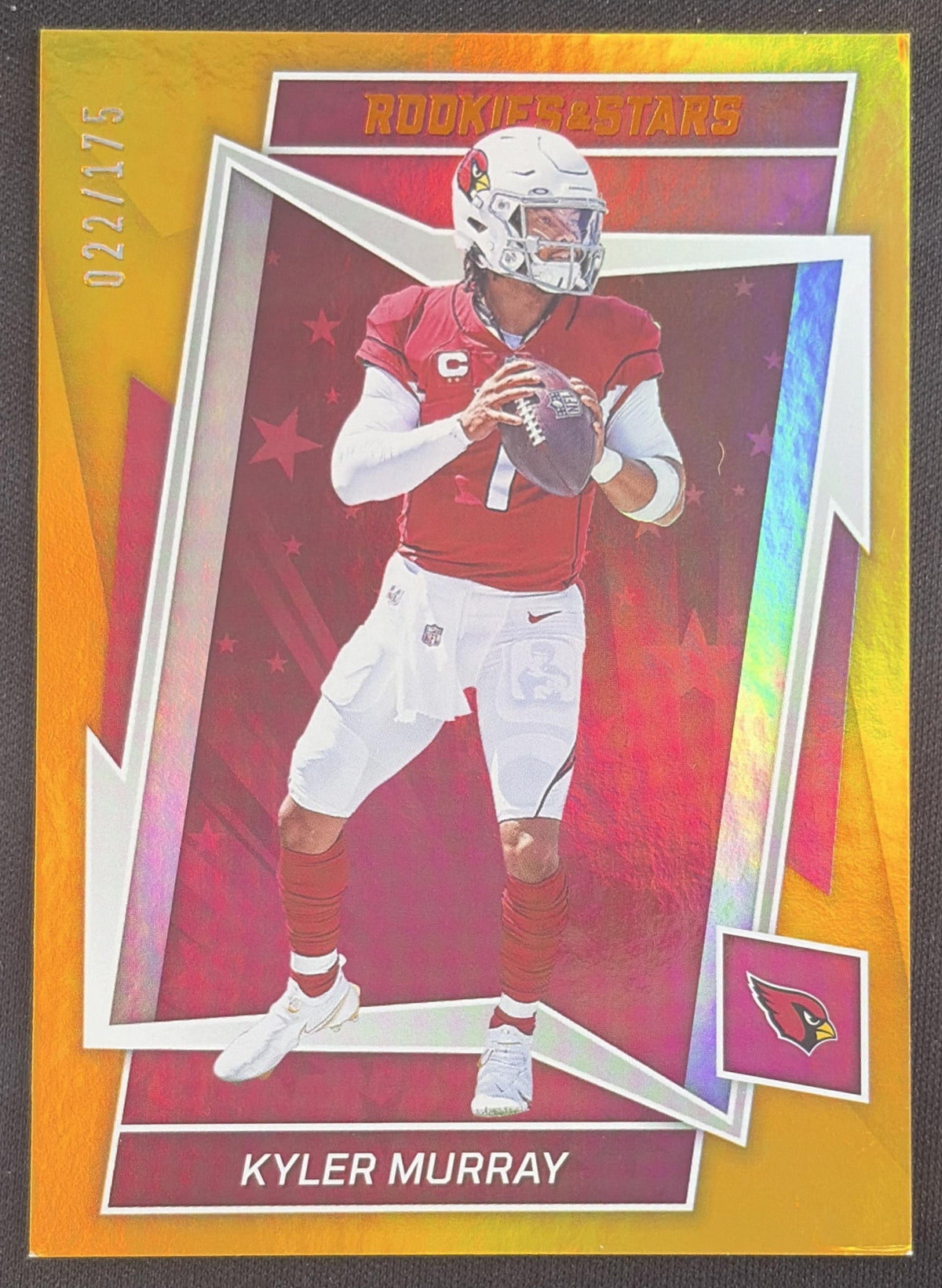 Kyler Murray 2022 Panini Rookies & Stars Orange /175 Cardinals Sports Trading Card