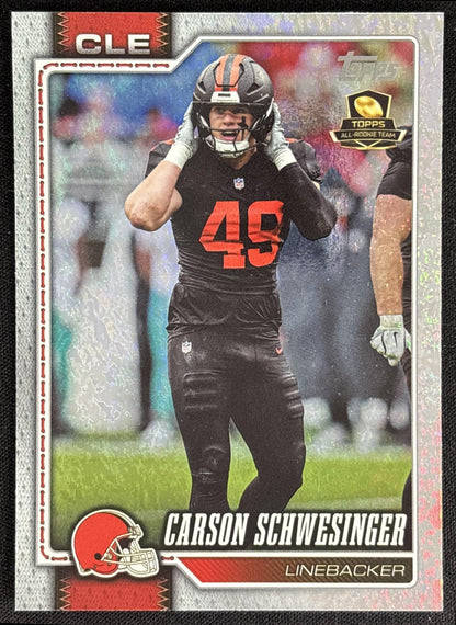 Carson Schwesinger 2026 Topps Sandglitter Browns