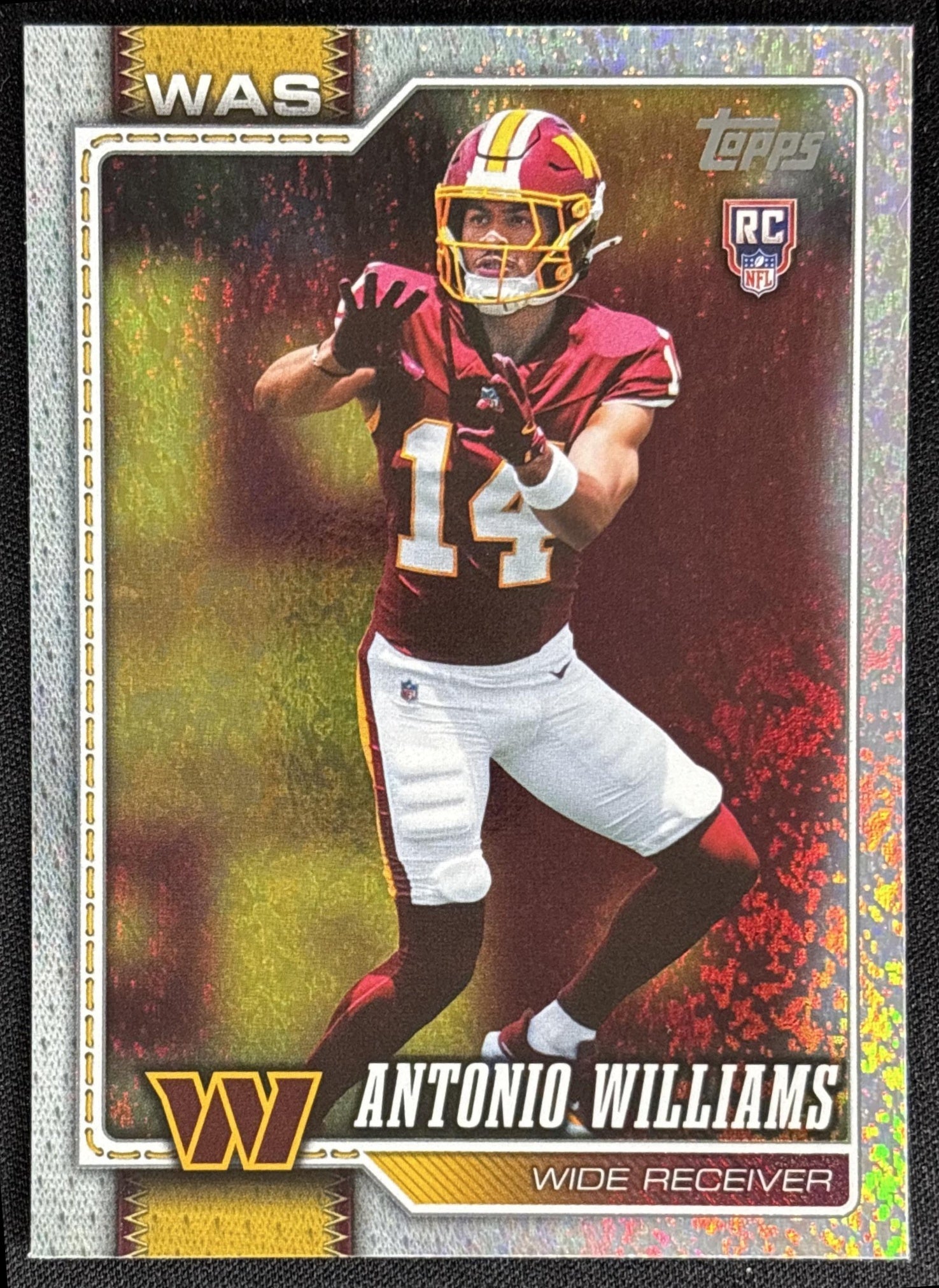 Antonio Williams 2026 Topps Rainbow Foil Commanders