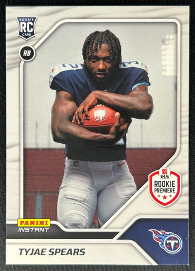 Tyjae Spears 2023 Panini Instant NFL RPS First Look Titans Sports Trading Cards