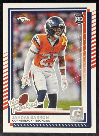 Jahdae Barron 2025 Panini Donruss Rookies & Highlights Broncos Sports Trading Cards