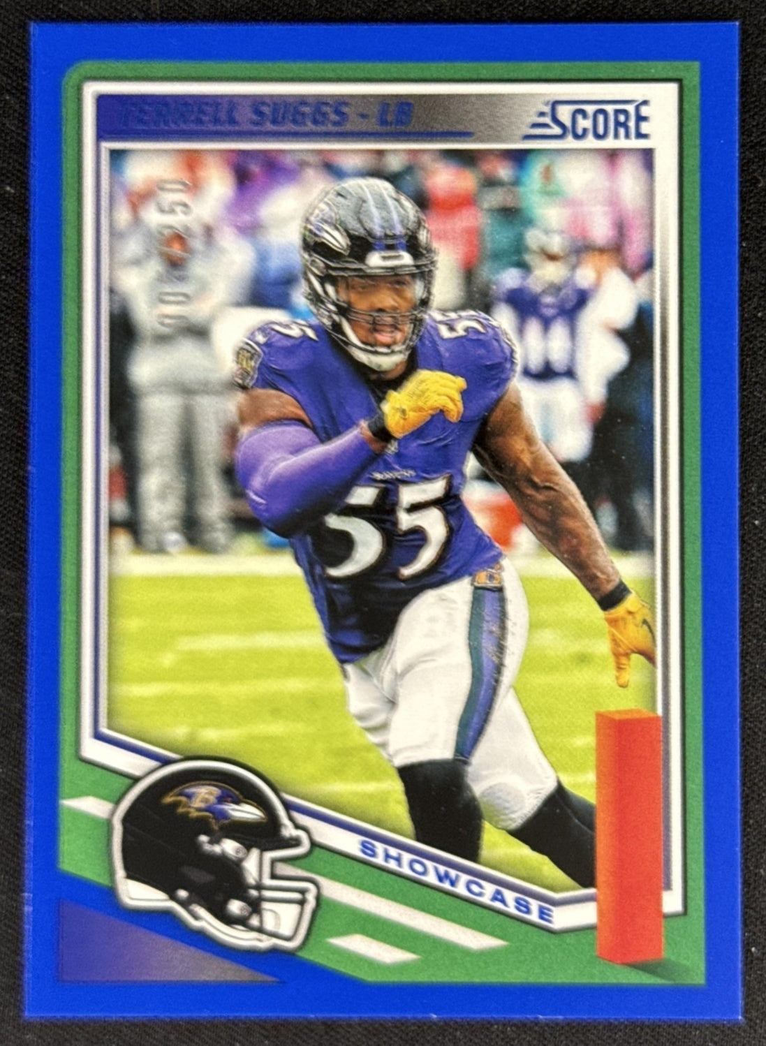 Terrell Suggs 2025 Panini Score Showcase /250 Ravens Sports Trading Card