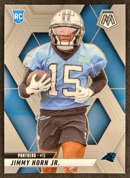 Jimmy Horn Jr. 2025 Mosaic Rookies Panthers Sports Trading Card