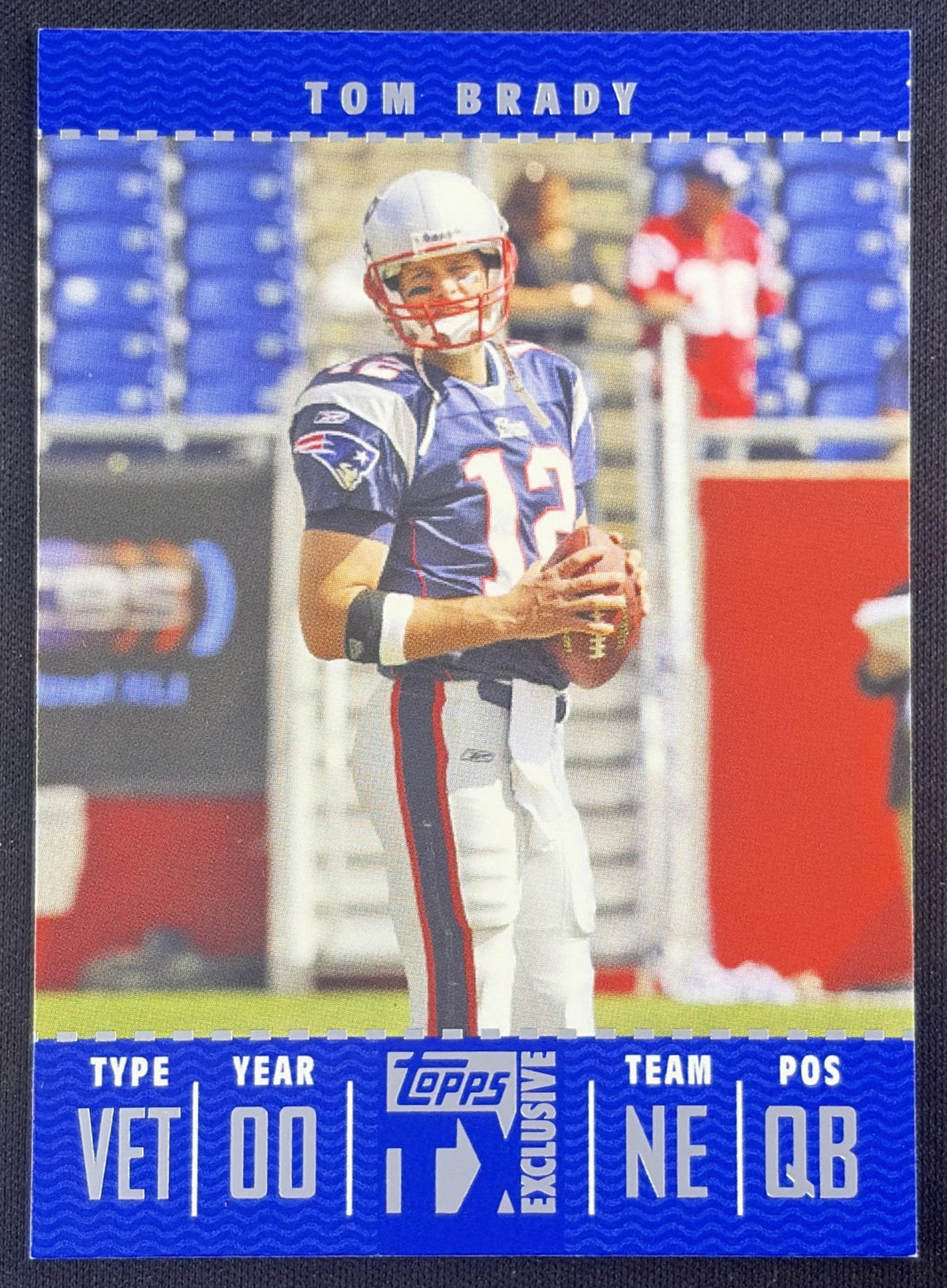 Tom Brady 2007 Topps TX Exclusive Patriots