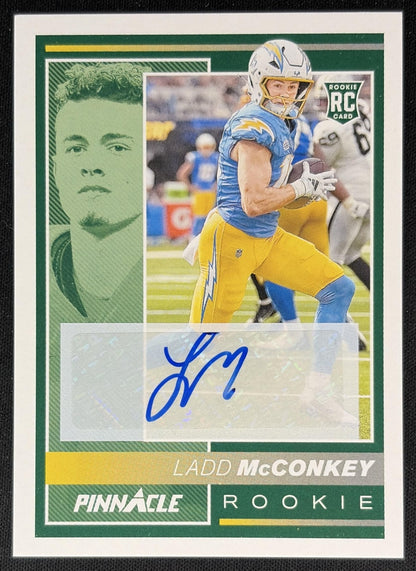 Ladd McConkey 2024 Panini Encore Rookie Auto /199 Chargers Sports Trading Cards
