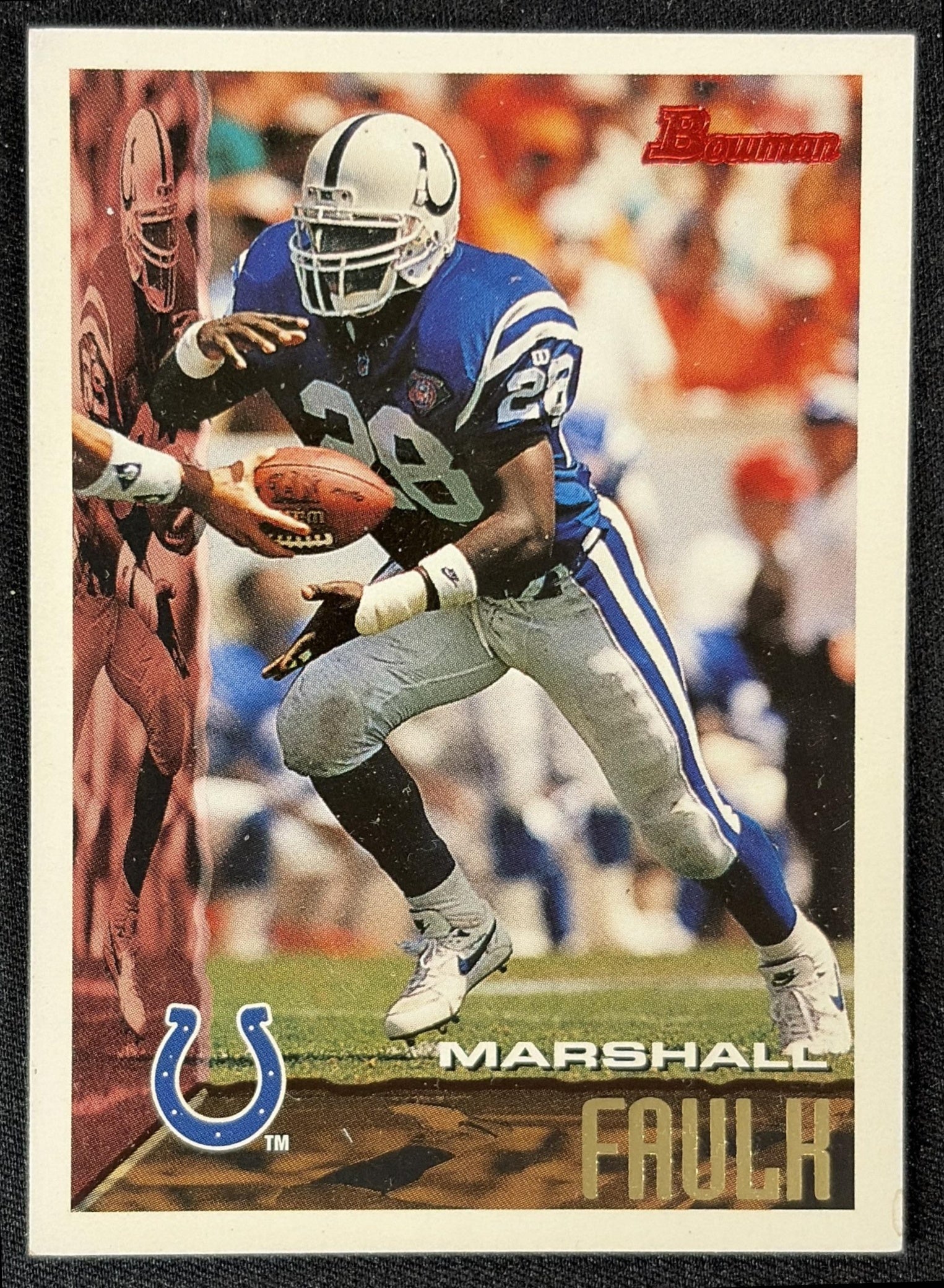 Marshall Faulk 1995 Bowman Colts