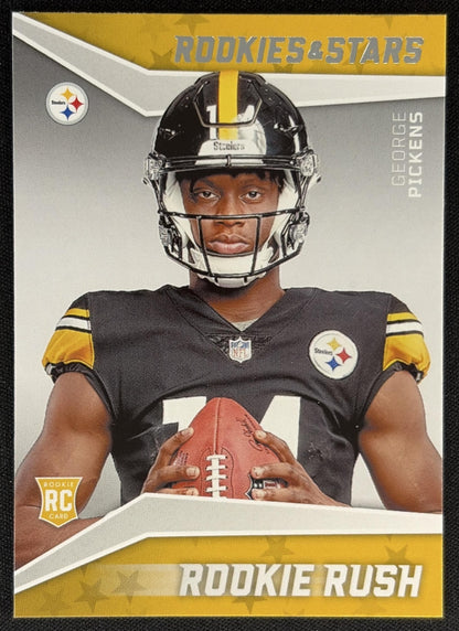 George Pickens 2022 Panini Rookies & Stars Rookie Rush Steelers