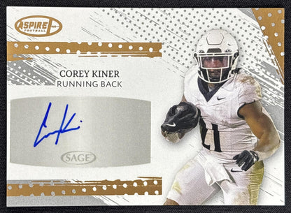 Corey Kiner 2025 SAGE Aspire Auto