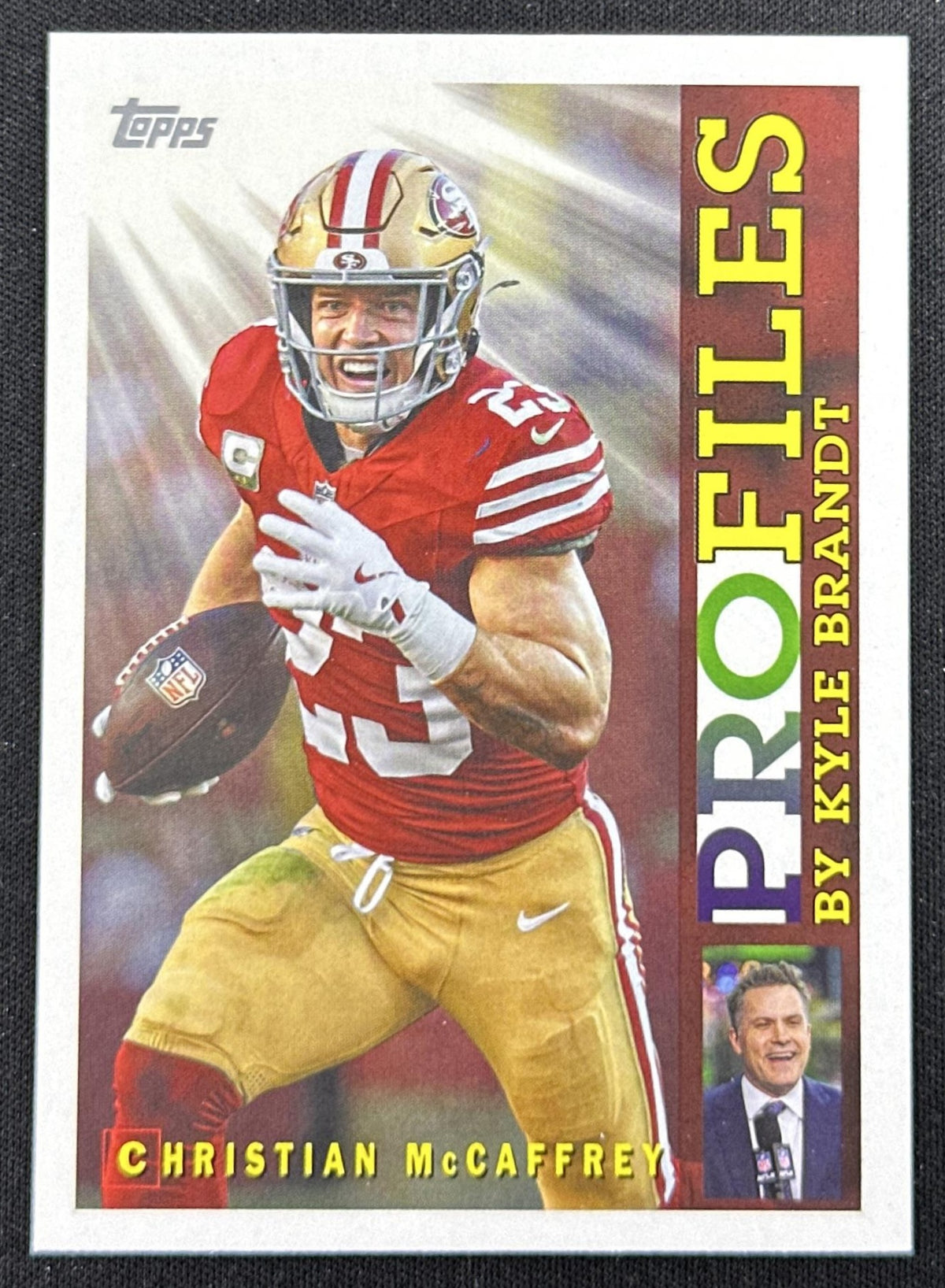 Christian McCaffrey 2026 Topps Flagship Profiles 49ers