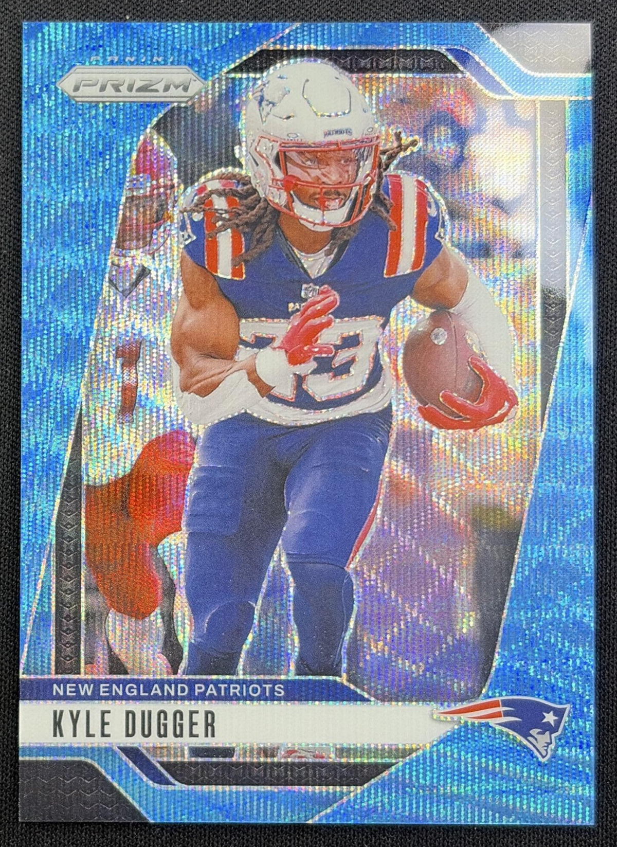 Kyle Dugger 2024 Panini Prizm Blue Wave /230 Patriots