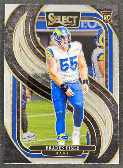 Braden Fiske 2024 Select Premier Rams Sports Trading Cards