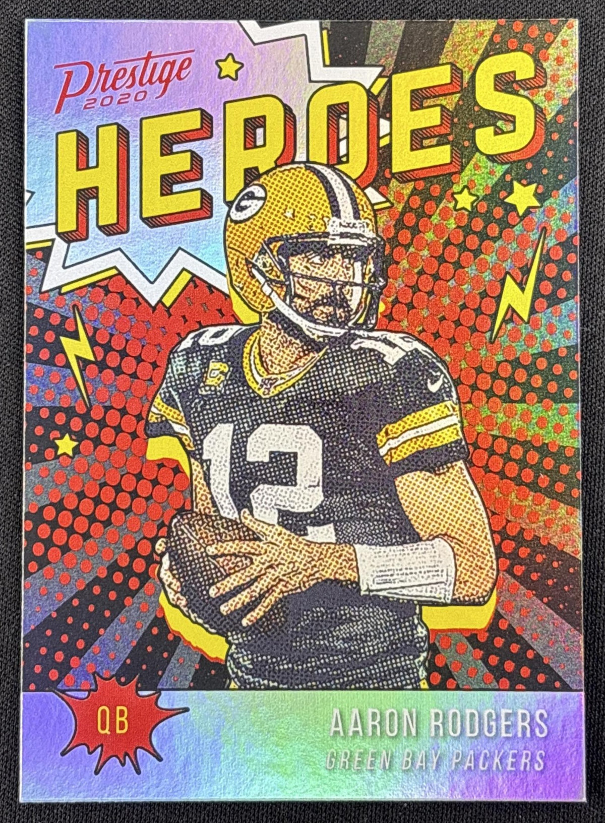 Aaron Rodgers 2020 Panini Prestige Heroes Packers