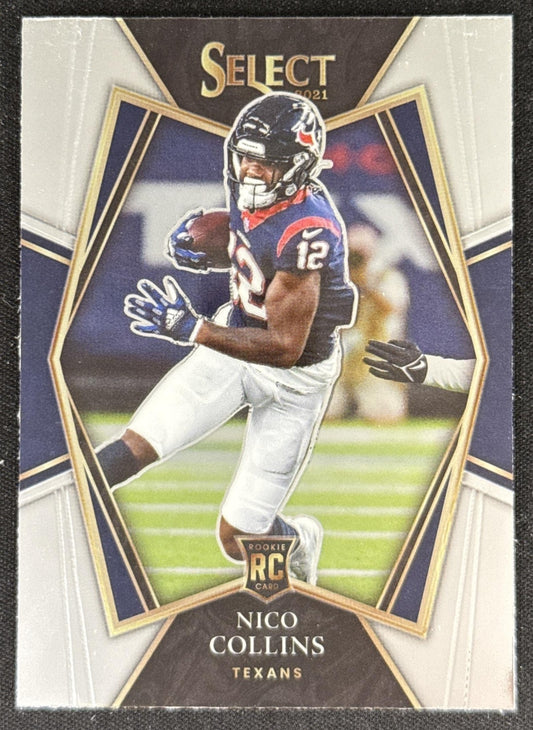 Nico Collins 2021 Panini Select Texans Premier Default Title Sports Trading Card