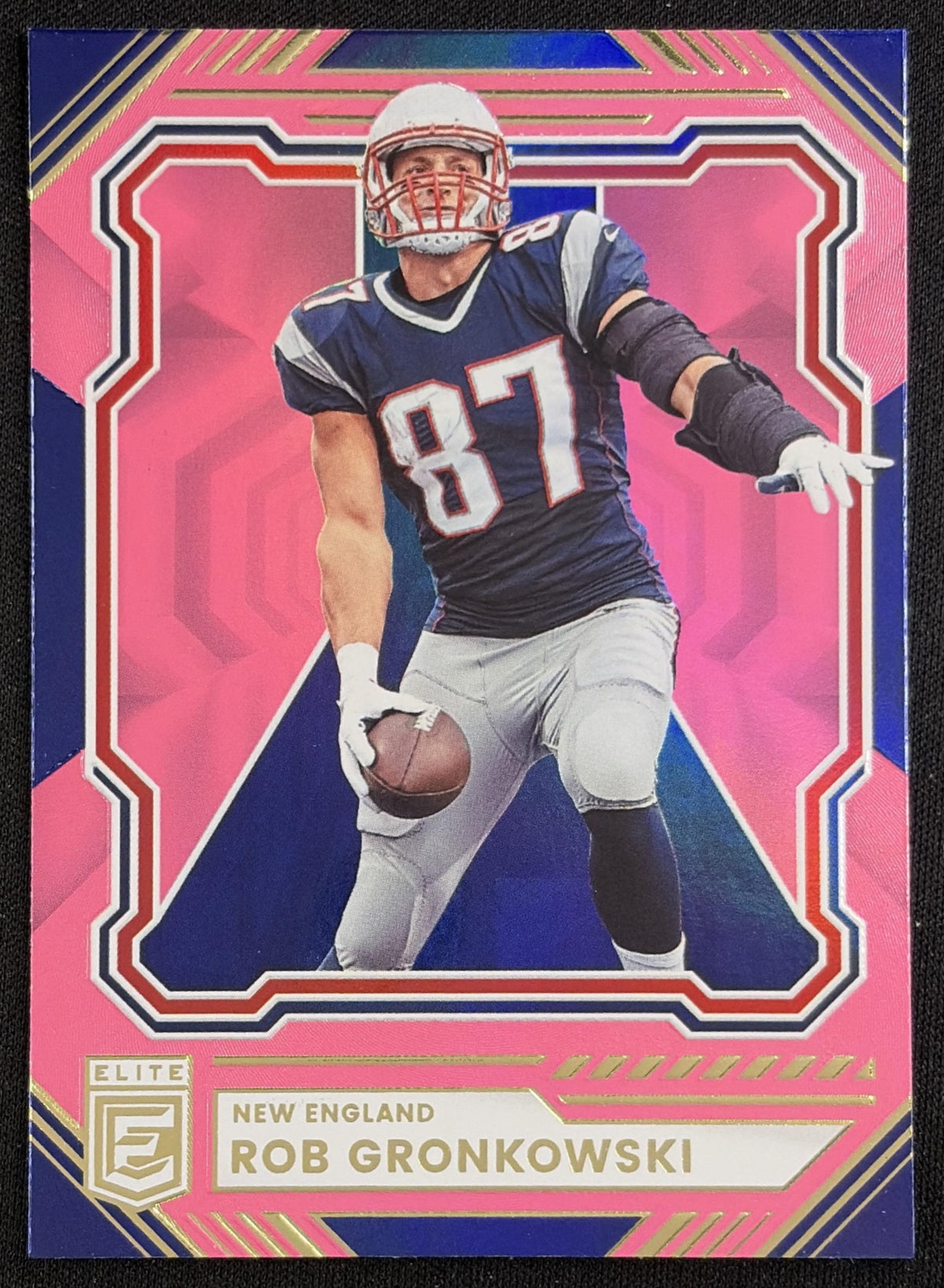 Rob Gronkowski 2026 Panini Donruss Elite Pink Patriots