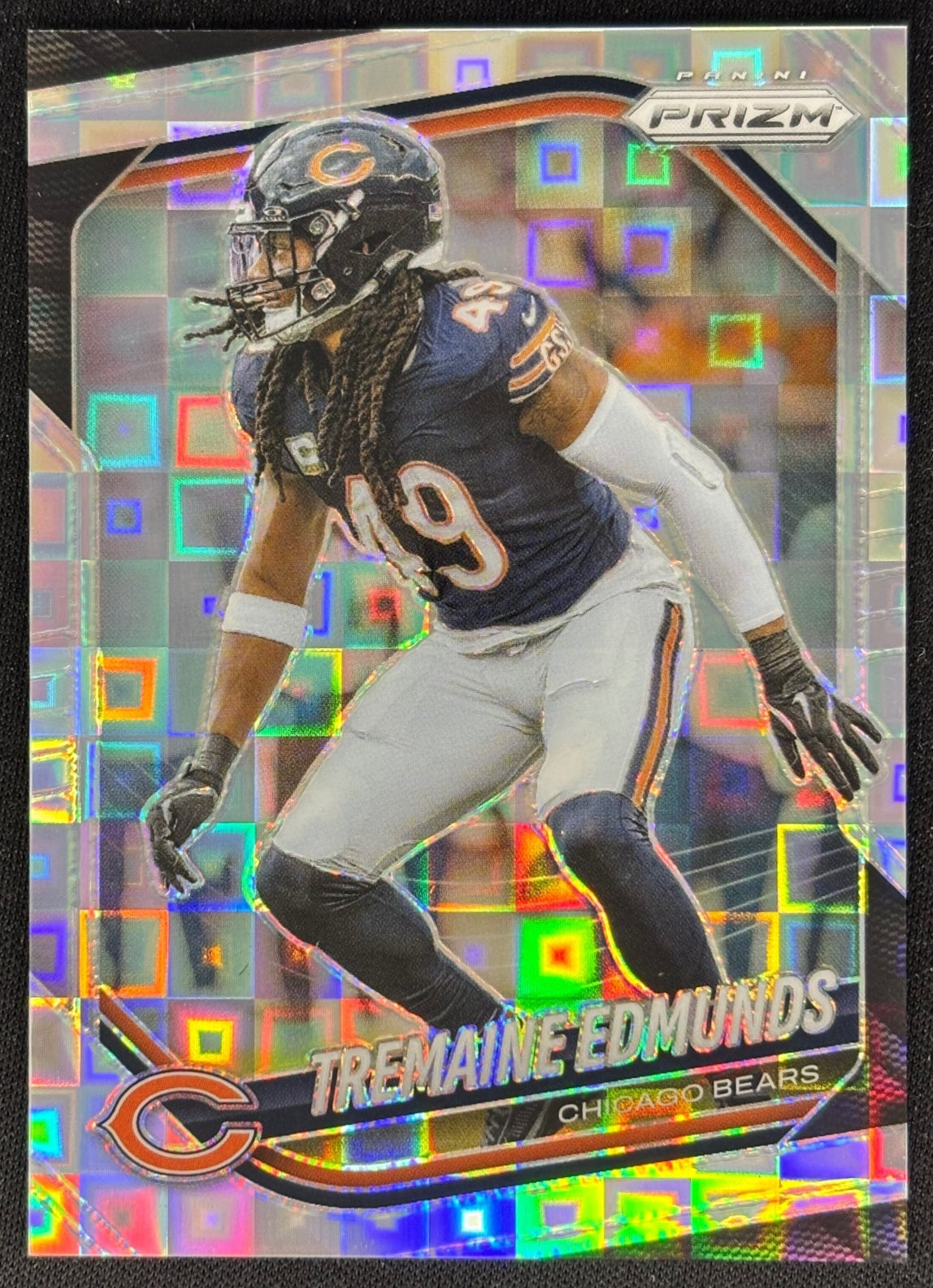 Tremaine Edmunds 2025 Prizm Pandora /400 Bears Sports Trading Cards