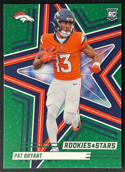 Pat Bryant 2025 Rookies & Stars Green Broncos Sports Trading Card