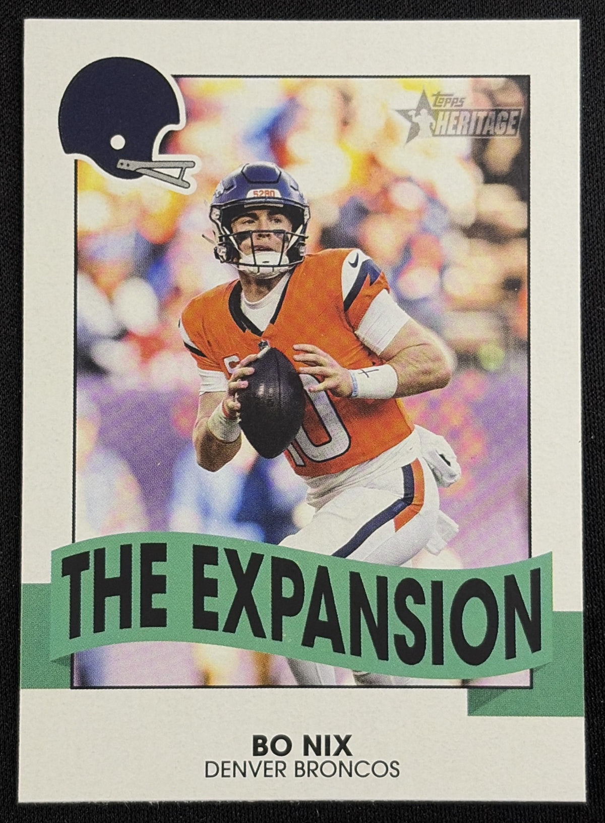 Bo Nix 2026 Topps Heritage The Expansion Broncos