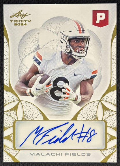 Malachi Fields 2024 Leaf Trinity Auto