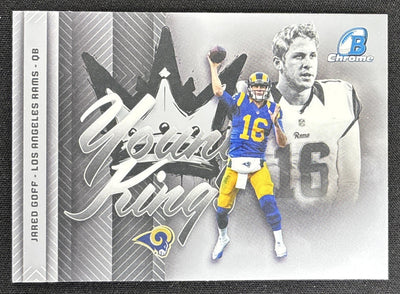 Jared Goff 2026 Bowman Young Kings Chrome Rams Sports Trading Card
