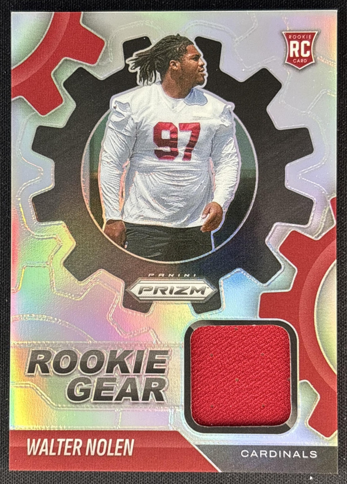 Walter Nolen 2025 Panini Prizm Rookie Gear Cardinals