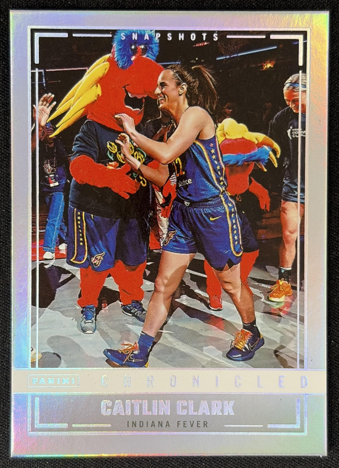 Caitlin Clark 2025 Panini Chronicled Snap Shots Holo Fever 92