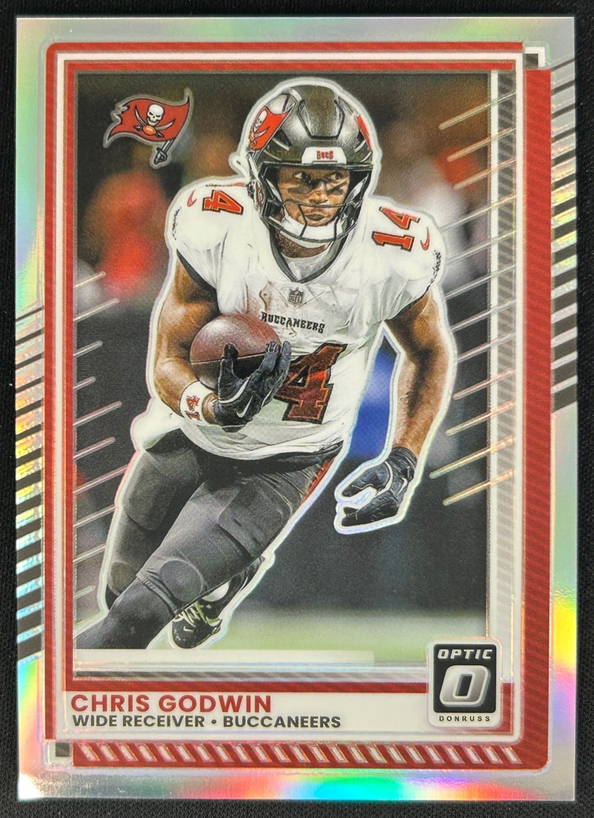 Chris Godwin 2025 Panini Donruss Optic Holo Prizm Buccaneers Sports Trading Cards
