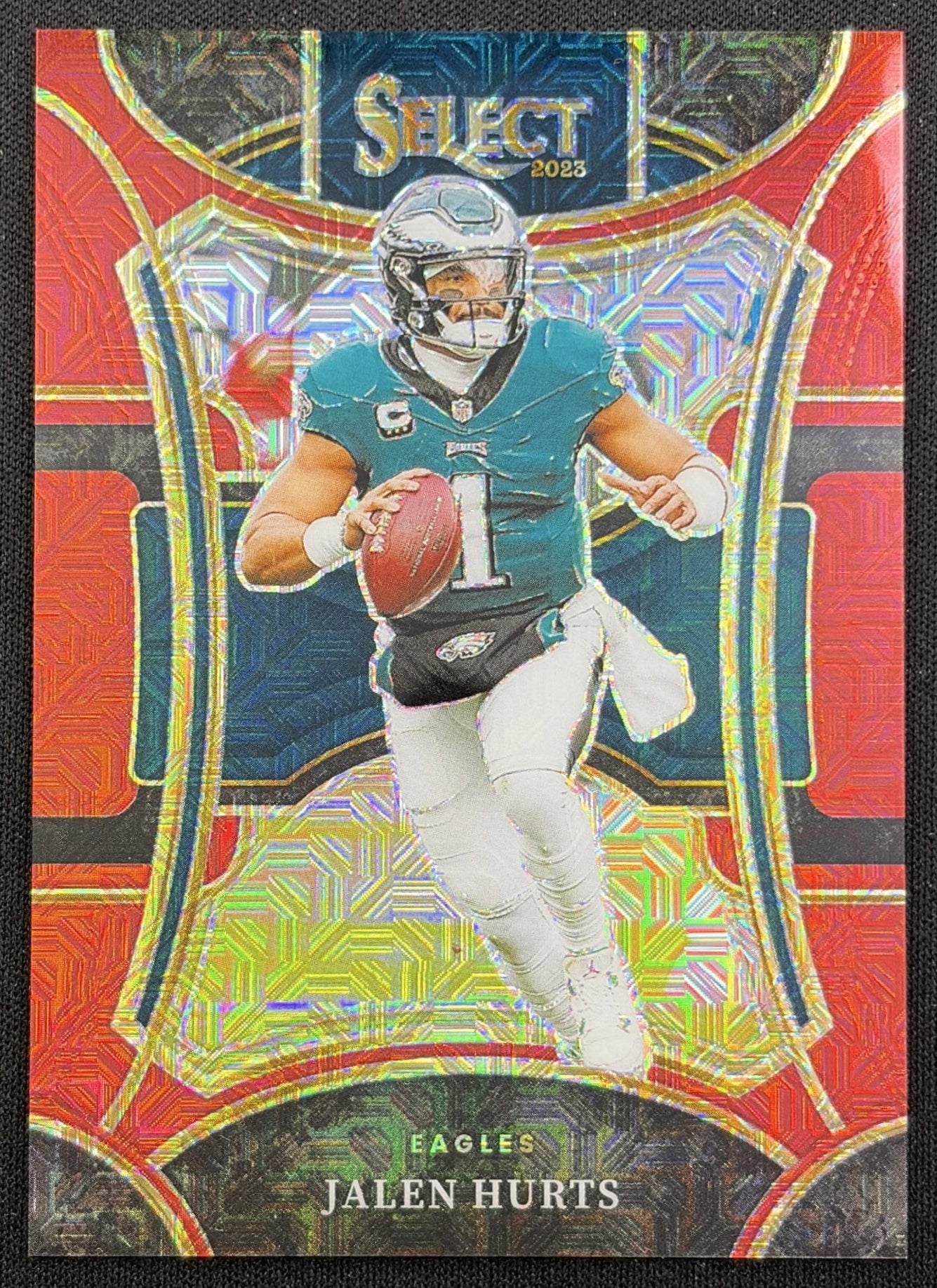 Jalen Hurts 2023 Panini Select Red Prizms /49 Eagles Philadelphia Eagles