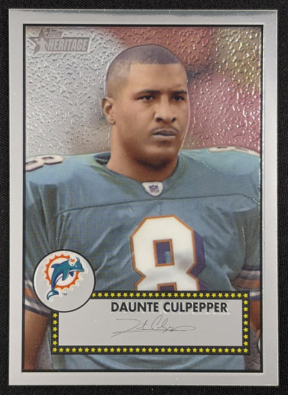 Daunte Culpepper 2006 Topps Heritage Chrome /1952 Dolphins