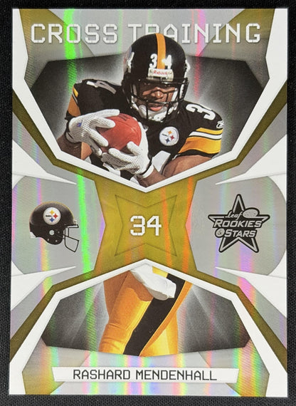 Rashard Mendenhall 2008 Rookies & Stars Cross Training Gold /500 Steelers