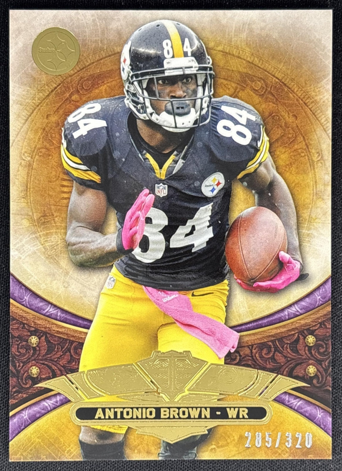 Antonio Brown 2013 Topps Triple Threads Purple /320 Steelers front
