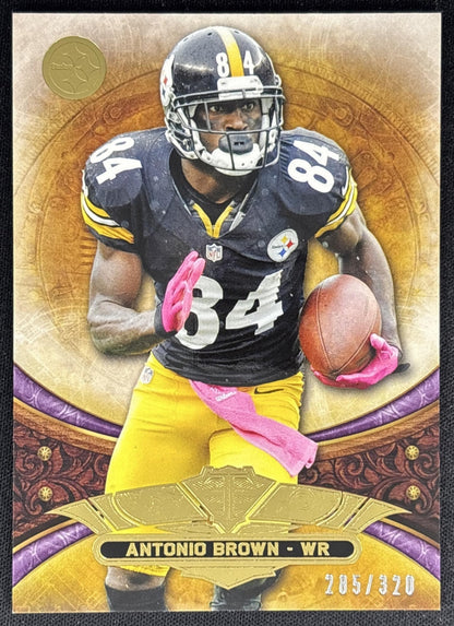 Antonio Brown 2013 Topps Triple Threads Purple /320 Steelers front