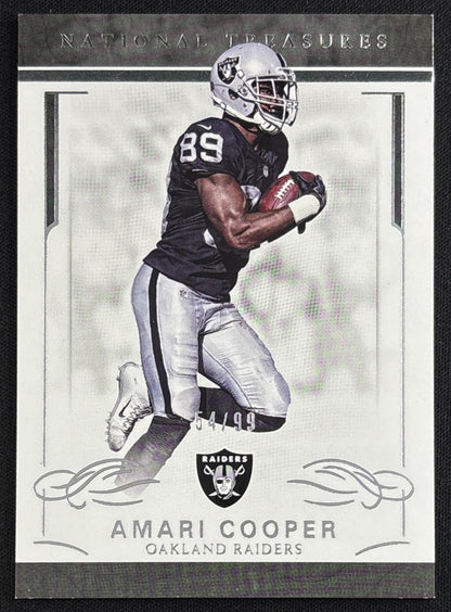 Amari Cooper 2016 Panini National Treasures /99 Raiders