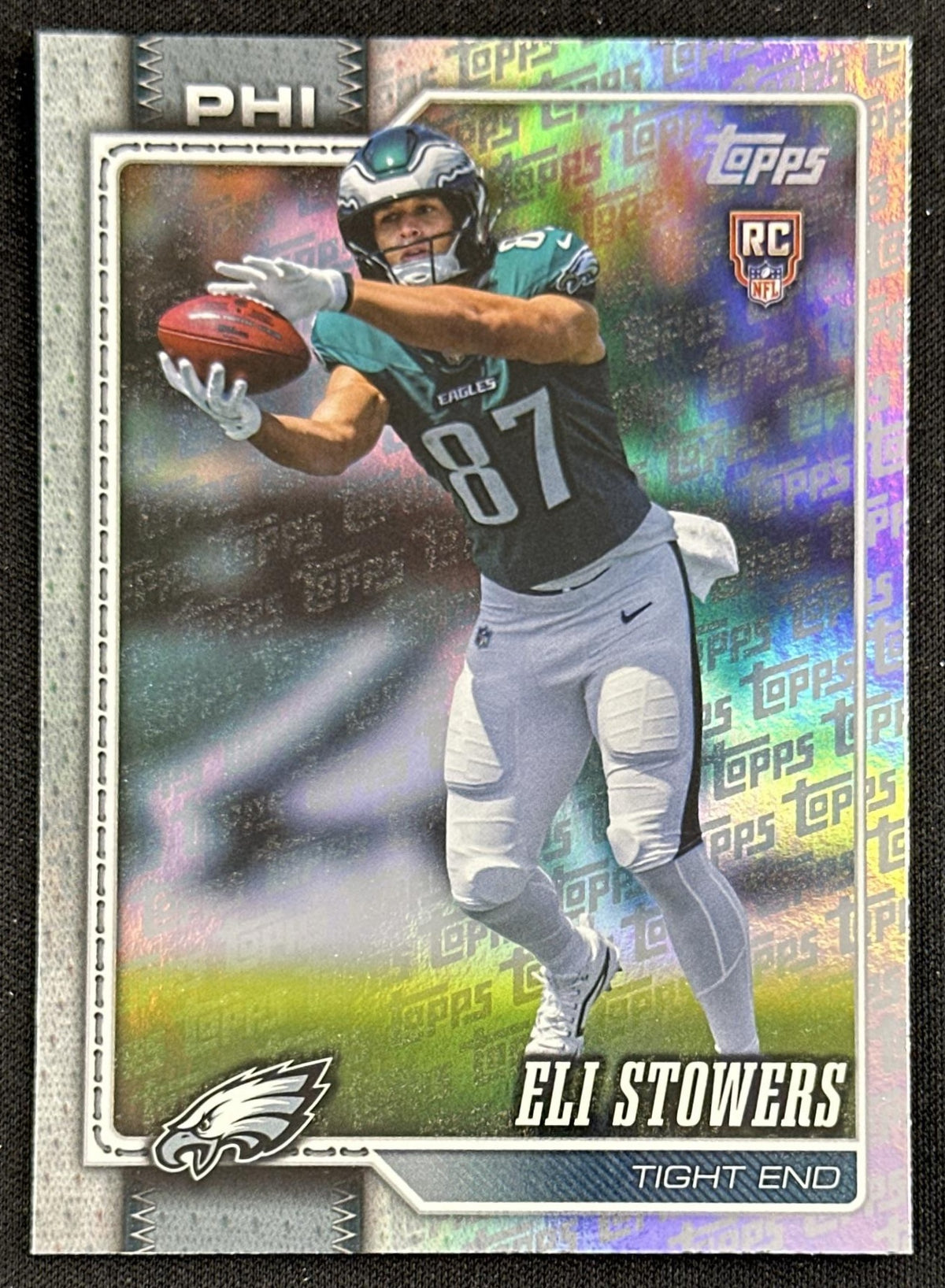 Eli Stowers 2026 Topps Flagship Fanatics Foil Eagles