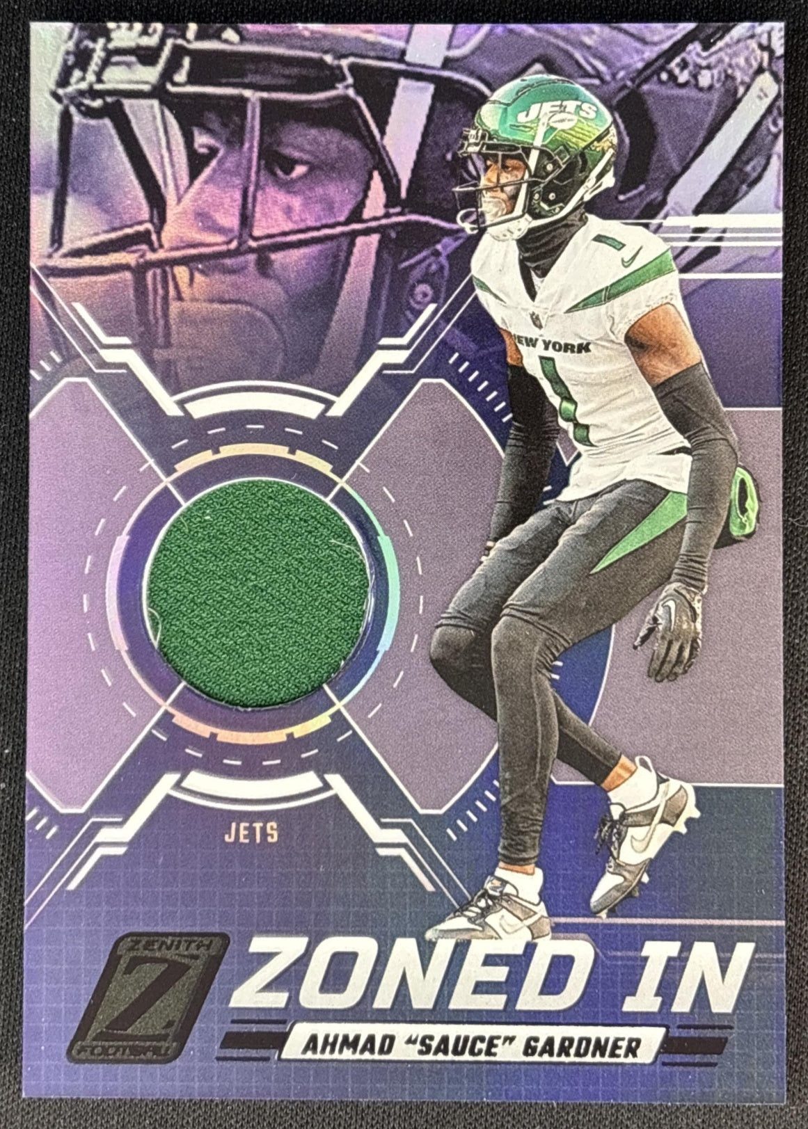 Ahmad "Sauce" Gardner 2023 Panini Zenith Zoned In Jets