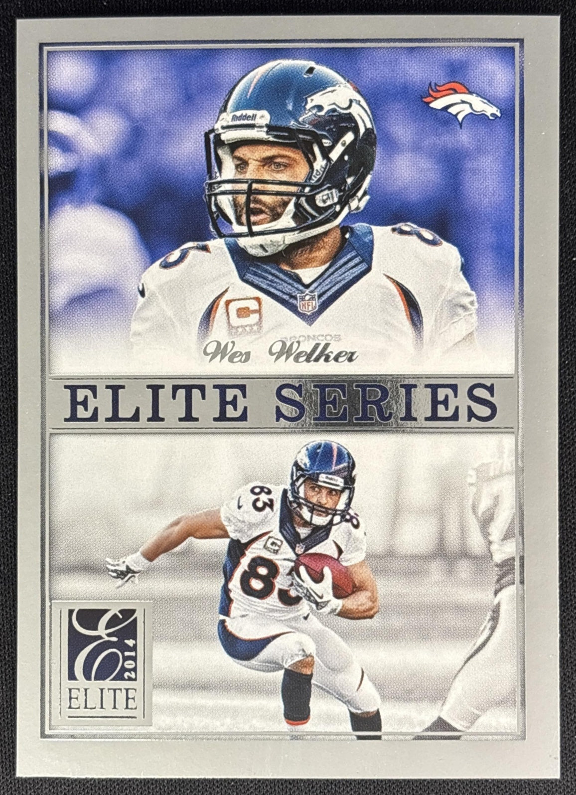 Wes Welker 2014 Panini Elite Series Silver Broncos Sports Trading Cards