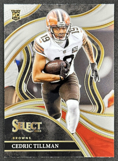 Cedric Tillman 2024 Panini Select Concourse Browns front sports trading card