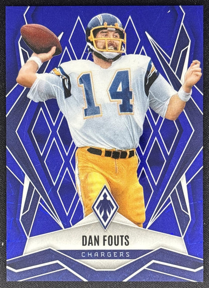 Dan Fouts 2025 Panini Phoenix Pink Seismic Prizm /75 Chargers front