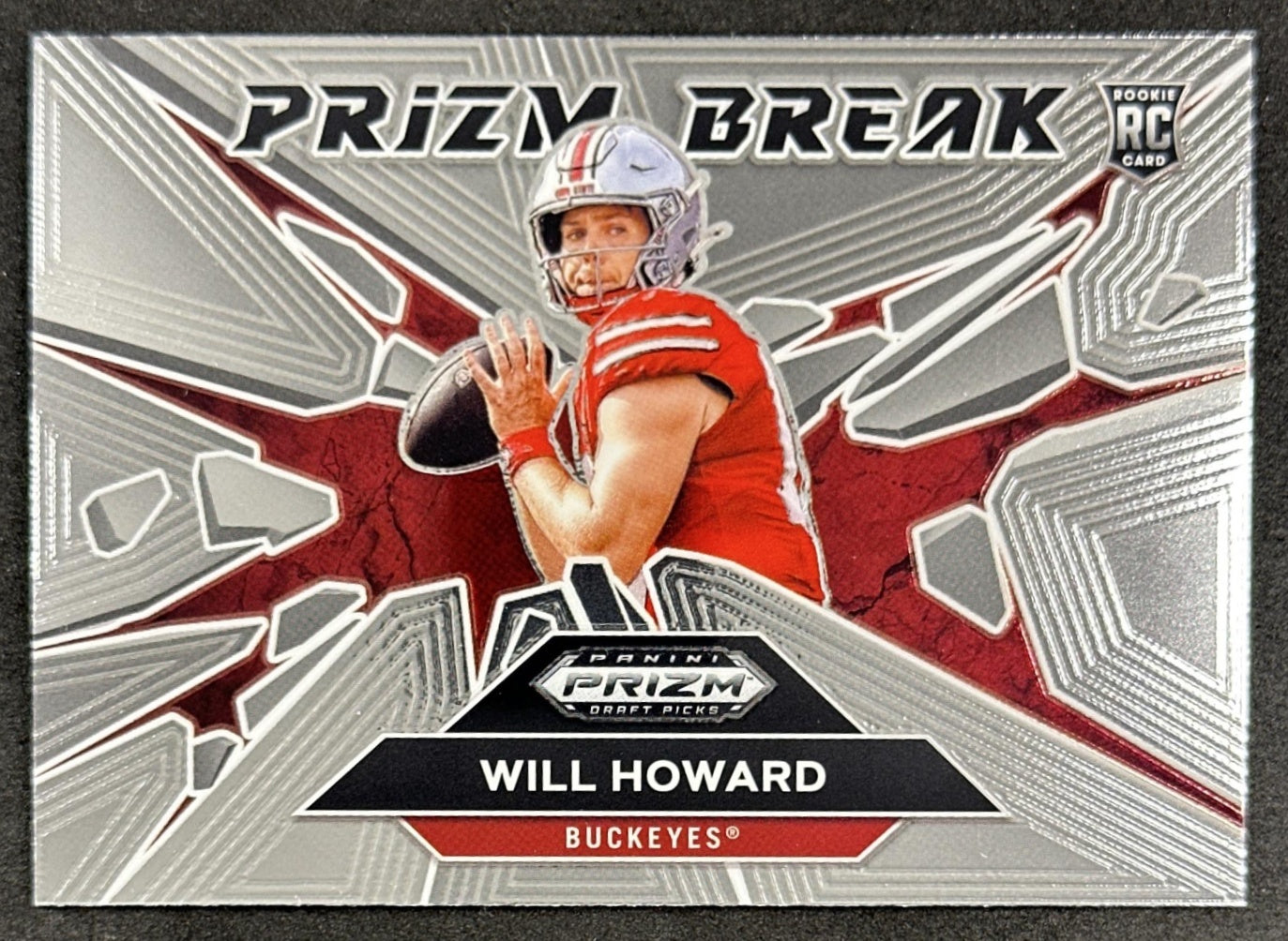 Will Howard 2025 Panini Prizm Draft Picks Break Buckeyes Steelers