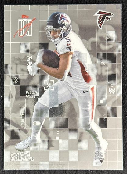 Drake London 2025 Topps Signature Class After Image Falcons front