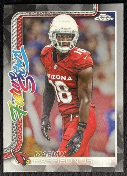 Marvin Harrison Jr. 2025 Topps Chrome Future Stars Cardinals